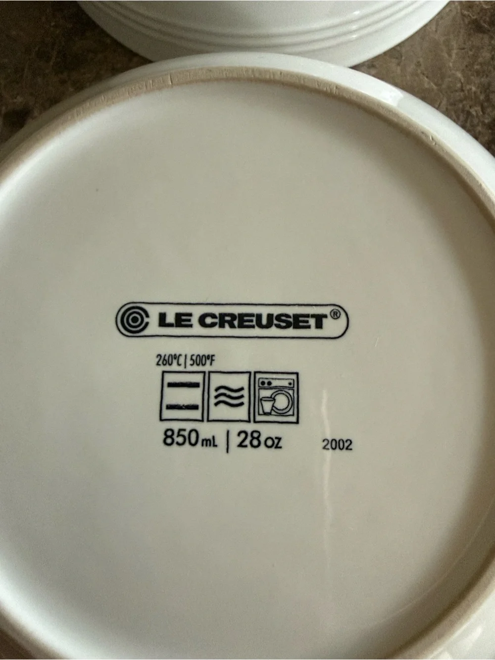Le Creuset Cereal Bowls White Ceramic Serving Bowls - Set of 3